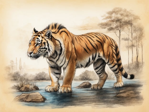 Auf dem Bild ist ein Tiger zu sehen, der an einem Gewässer steht.Tiere spielen eine essenzielle Rolle in unserem Ökosystem. Sie tragen zur biologischen Vielfalt bei, die wichtig ist für die Stabilität und Gesundheit der Umwelt. Tiere regulieren die Populationen anderer Arten und helfen so, das Gleichgewicht in der Natur aufrechtzuerhalten. Außerdem inspirieren sie Menschen zu einem tieferen Verständnis und Respekt für die Natur. Der Schutz von Tieren ist daher entscheidend für den Erhalt unserer Umwelt und des natürlichen Erbes für zukünftige Generationen.