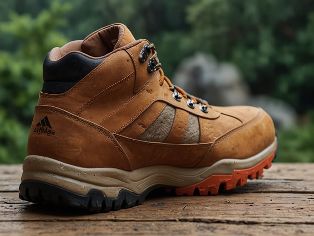 Auf dem Bild ist ein Wanderschuh zu sehen. Wenn du planst, in den Natur oder beim Wandern aktiv zu sein, hier sind einige Tipps für deinen Besuch:1. **Bequeme Schuhe**: Achte darauf, dass deine Schuhe gut passen und ausreichend Halt bieten.2. **Richtige Ausrüstung**: Neben Wanderschuhen ist es wichtig, auch geeignete Kleidung und einen Rucksack dabei zu haben.3. **Wetter prüfen**: Informiere dich über die Wetterbedingungen und plane entsprechend.4. **Wasser mitnehmen**: Halte dich hydratisiert, besonders bei längeren Wanderungen.5. **Karten und Navigation**: Nimm eine Karte oder ein Handy mit GPS, um dich nicht zu verlaufen.6. **Respektiere die Natur**: Hinterlasse keine Spuren, sammle deinen Müll ein und halte Abstand zu Tieren.Viel Spaß beim Wandern!