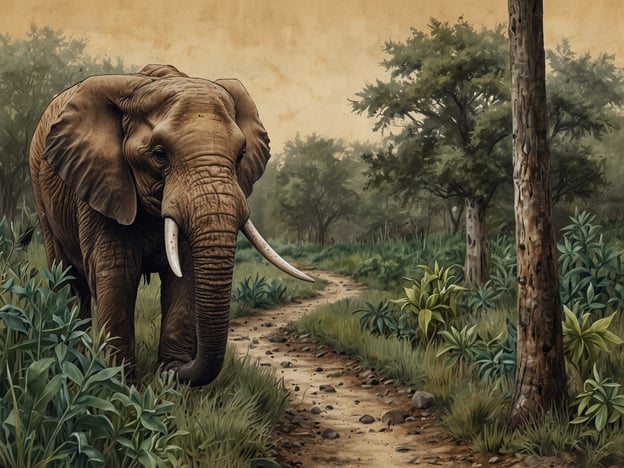 Auf dem Bild ist ein Elefant in einer natürlichen Umgebung mit Bäumen und Pflanzen zu sehen. Wenn wir über Bedrohungen für grüne Leguane sprechen, sind einige der größten Gefahren, denen sie ausgesetzt sind:1. **Habitatverlust**: Durch die Abholzung und Urbanisierung verlieren sie ihren Lebensraum.2. **Klimawandel**: Veränderungen im Klima können ihre Lebensbedingungen drastisch verschlechtern.3. **Jagd**: In einigen Regionen werden sie gejagt, was ihre Populationen gefährdet.4. **Einschränkungen bei der Nahrungsaufnahme**: Verlust an Pflanzenvielfalt, die sie fressen, kann zu Nahrungsknappheit führen.Diese Bedrohungen können langfristige Auswirkungen auf die grüne Leguanpopulation haben.