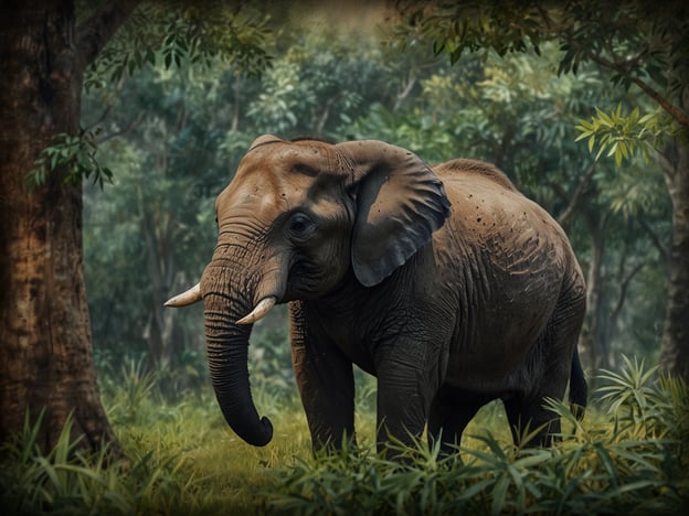 Im Bild ist ein Elefant zu sehen, der in einer dichten, grünen Umgebung steht. Dies könnte eine Szene aus einem Zoo oder einem natürlichen Lebensraum sein.Der Belize Zoo ist bekannt für seine Bewahrung und Präsentation von einheimischen Tierarten. Er bietet Besuchern die Möglichkeit, mehr über die Tierwelt Belize zu erfahren und sich für den Naturschutz zu engagieren. Der Zoo ist Heimat für viele Tiere, darunter auch gefährdete Arten, und spielt eine wichtige Rolle bei der Aufklärung über die Biodiversität der Region.