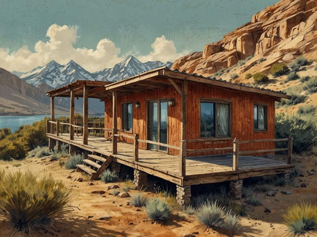Auf dem Bild ist eine gemütliche Holzhütte zu sehen, die auf Stelzen steht und eine schöne Veranda hat. Die Hütte befindet sich in einer malerischen Landschaft mit Bergen im Hintergrund und einem Gewässer in der Nähe.
Für einen unvergesslichen Aufenthalt wäre eine solche Unterkunft ideal. Stellen Sie sich vor, Sie genießen den Sonnenuntergang auf der Veranda, umgeben von der Ruhe der Natur. Diese Art von Unterkunft eignet sich perfekt für Abenteuer in den Bergen, Wanderungen oder einfach zum Entspannen und Genießen der atemberaubenden Aussicht. Ein Aufenthalt in einer solchen Hütte kann das Gefühl von Abgeschiedenheit und Erholung bieten, was Ihre Erinnerungen an diese Reise unvergesslich machen wird.