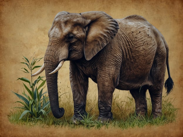 Auf dem Bild ist ein Elefant zu sehen, der in einer natürlichen Umgebung steht. Elefanten sind faszinierende und intelligente Tiere, die eine wichtige Rolle in ihrem Ökosystem spielen.Die Erhaltungsmaßnahmen für Elefanten sind von großer Bedeutung, da sie zunehmend durch Lebensraumverlust, Wilderei und illegalen Handel bedroht sind. Naturschutzprogramme zielen darauf ab, ihre natürlichen Lebensräume zu schützen, nachhaltige Lebensweisen zu fördern und Aufklärung über die Bedeutung dieser Tiere zu bieten.Durch den Schutz von Lebensräumen und die Bekämpfung der Wilderei können wir dazu beitragen, dass zukünftige Generationen die Schönheit und Majestät dieser beeindruckenden Tiere erleben können.
