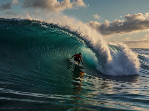 Auf dem Bild sieht man einen Surfer, der in einer beeindruckenden Welle surft. Die Lichtverhältnisse zeigen einen schönen Sonnenuntergang oder Sonnenaufgang, was die Szene besonders spektakulär macht.Hier sind einige Tipps für den perfekten Surfurlaub in La Libertad:1. **Beste Zeit zum Surfen**: Die Wellenbedingungen sind in der Regel von April bis November am besten. Der Herbst bringt starke Wellen, ideal für erfahrene Surfer.2. **Surfspots**: Besuche beliebte Surfspots wie Punta Roca oder La Paz. Diese Orte bieten verschiedene Schwierigkeitsgrade, sodass sowohl Anfänger als auch Fortgeschrittene auf ihre Kosten kommen.3. **Surfschule**: Wenn du ein Anfänger bist, ziehe in Erwägung, eine lokale Surfschule zu besuchen. Die Lehrer sind oft sehr erfahren und helfen dir, die Grundlagen schnell zu lernen.4. **Lokale Kultur**: Nimm dir Zeit, die lokale Kultur und Küche zu entdecken. Frische Meeresfrüchte sind ein Muss, und es gibt viele charmante Restaurants in der Umgebung.5. **Ausrüstung**: Falls du keine eigene Ausrüstung hast, kannst du in vielen Shops Boards und Neoprenanzüge mieten. Überprüfe die Qualität der Ausrüstung, bevor du mietest.6. **Sicherheit**: Achte auf die Wetterbedingungen und Strömungen. Informiere dich über die Gefahren des jeweiligen Spots und respektiere die lokalen Surfer.7. **Nachhaltigkeit**: Unterstütze umweltfreundliche Praktiken. Halte die Strände sauber und respektiere die Natur.Viel Spaß beim Surfen in La Libertad!