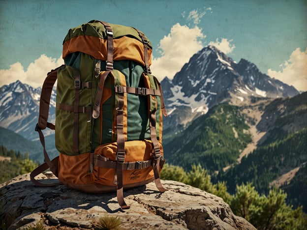 Auf dem Bild ist ein Rucksack zu sehen, der auf einem Felsen vor einer beeindruckenden Berglandschaft platziert ist. Um deine perfekte Wanderung zu planen, hier einige Tipps:1. **Die richtige Ausrüstung**: Achte darauf, einen bequemen und funktionellen Rucksack zu wählen, der genug Platz für Wasser, Snacks und Notwendigkeiten bietet.2. **Wasser und Snacks**: Nimm genug Wasser mit, um hydratisiert zu bleiben, und gesunde Snacks, um deine Energie aufrechtzuerhalten.3. **Wettercheck**: Informiere dich über die Wetterbedingungen, bevor du losgehst, und kleide dich entsprechend.4. **Schwierigkeitsgrad**: Wähle eine Wanderroute, die deinem Fitnesslevel entspricht, und sei realistisch in deinen Erwartungen.5. **Sicherheit zuerst**: Teile jemandem mit, wo du hingehst, und nimm eine Karte oder ein GPS-Gerät mit.Viel Spaß beim Wandern!