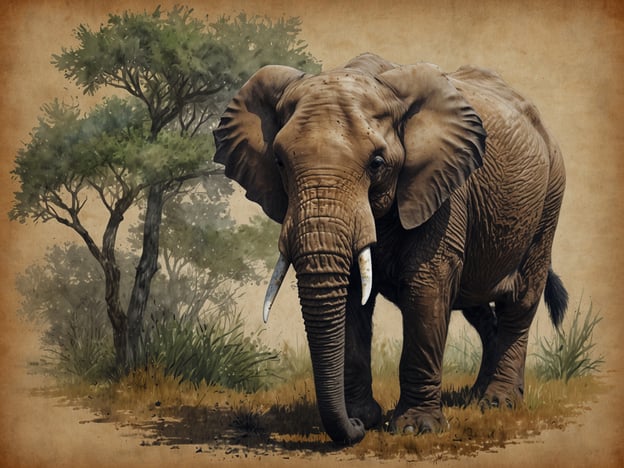 Auf dem Bild ist ein Elefant zu sehen, der in einer savannenartigen Umgebung steht, umgeben von Bäumen und Gras. Elefanten sind faszinierende Tiere, die für ihre soziale Struktur, Intelligenz und ihre Rolle im Ökosystem bekannt sind.Aktuelle Forschung zeigt, dass Elefanten wichtige «Ökosystem-Ingenieure» sind, da sie beim Fressen von Bäumen und Sträuchern dazu beitragen, die Vegetation und das Habitat für viele andere Arten zu gestalten. Leider sind Elefanten durch eingeschränkten Lebensraum und Wilderei, vor allem wegen ihrer Stoßzähne, stark bedroht.Erhaltungsmaßnahmen umfassen nationale und internationale Schutzmaßnahmen, wie zum Beispiel die Einrichtung von Schutzgebieten, Anti-Wildererei-Programme und Aufklärungsarbeit in betroffenen Regionen. Es ist wichtig, den Lebensraum der Elefanten zu schützen und das Bewusstsein für ihren Wert im Ökosystem zu fördern.
