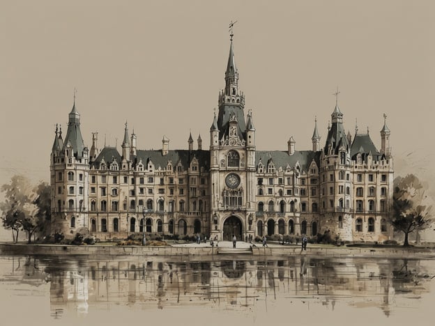 Auf dem Bild ist ein beeindruckendes Schloss zu sehen, das majestätisch an einem Wasserlauf steht. Es hat verschiedene Türme und eine detailreiche Fassade, die an einen historischen Stil erinnert.**Praktische Tipps für deinen Besuch:**1. **Anreise**: Überprüfe die besten Transportmöglichkeiten, ob mit dem Auto, Zug oder öffentlichem Nahverkehr.2. **Öffnungszeiten**: Informiere dich vorab über die Öffnungszeiten des Schlosses, da sie saisonal variieren können.3. **Führungen**: Nutze geführte Touren, um mehr über die Geschichte und Architektur des Schlosses zu erfahren.4. **Fotomöglichkeiten**: Plane deine Besuche für die frühen Morgenstunden oder den späten Nachmittag, um das beste Licht für Fotografien zu nutzen.5. **Umliegende Sehenswürdigkeiten**: Erkunde auch die Umgebung, da es oft weitere interessante Orte oder Parks in der Nähe gibt.6. **Essen und Trinken**: Überlege dir, wo du essen kannst – viele Schlösser haben Restaurants oder Cafés, die lokale Spezialitäten anbieten.7. **Tickets im Voraus**: Kaufe Tickets im Voraus, insbesondere in der Hauptsaison, um lange Wartezeiten zu vermeiden.