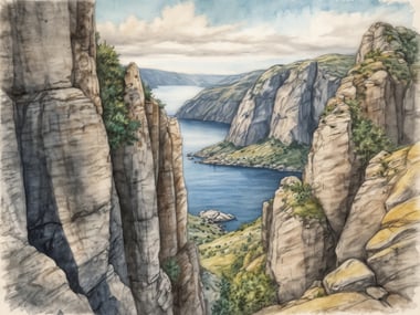 Kjeragbolten: Erlebe den berühmten Felsblock zwischen den Klippen
