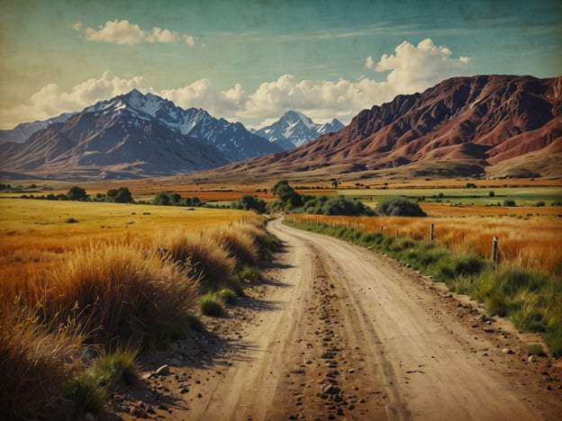 Auf dem Bild ist eine beeindruckende Landschaft mit majestätischen Bergen und weitläufigen Feldern zu sehen. Hier sind einige Sehenswürdigkeiten und Highlights, die du nicht verpassen solltest, wenn du eine ähnliche Umgebung besuchst:1. **Bergwanderungen**: Die umliegenden Berge laden zu spektakulären Wanderungen ein. Genieße die atemberaubende Aussicht auf die Gipfel und die Natur.2. **Naturreservate**: In der Nähe können Naturreservate besucht werden, die eine Vielzahl von Flora und Fauna beherbergen. Perfekt für Tierliebhaber und Fotografen.3. **Landschaftsfahrten**: Die Straße im Bild ist ideal für malerische Fahrten. Nimm dir Zeit, um die Aussicht zu genießen und an verschiedenen Aussichtspunkten Halt zu machen.4. **Kulturelle Erlebnisse**: Lokale Dörfer bieten Einblicke in die Kultur und Traditionen der Region. Probiere lokale Spezialitäten und besuche Handwerksmärkte.5. **Camping und Outdoor-Aktivitäten**: Es gibt zahlreiche Möglichkeiten für Camping, Radfahren und andere Outdoor-Aktivitäten, um die Natur hautnah zu erleben.Genieße die natürliche Schönheit und die ruhige Atmosphäre dieses malerischen Ortes!