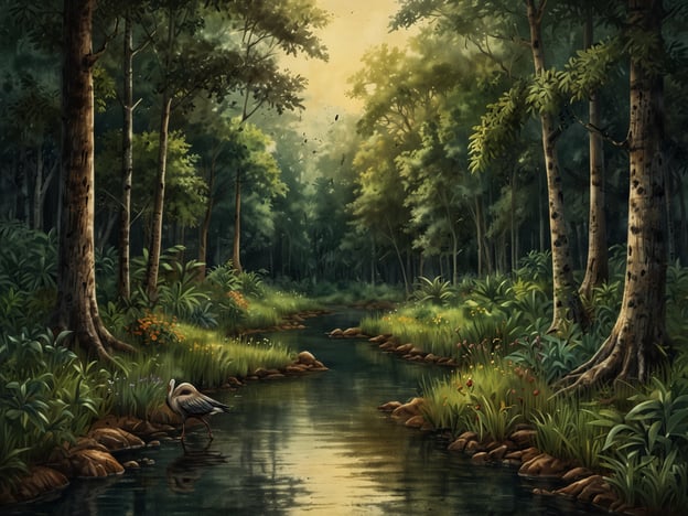 Auf dem Bild ist eine idyllische Naturlandschaft mit einem ruhigen Gewässer zu sehen, das von üppigem Grün umgeben ist. Diese Art von Umgebung hat eine hohe ökologische Bedeutung, insbesondere in Bezug auf die Las Ninfas Wasserfälle.Die Wasserfälle und die umliegenden Ökosysteme spielen eine entscheidende Rolle für die Biodiversität. Sie bieten Lebensräume für zahlreiche Tier- und Pflanzenarten und sind wichtig für die Erhaltung des aquatischen Lebens. Die Vegetation entlang der Gewässer schützt vor Erosion und verbessert die Wasserqualität durch natürliche Filterprozesse. Außerdem tragen solche Regionen zur Regulierung des lokalen Klimas und zur Speicherung von Kohlendioxid bei, was wiederum positive Effekte auf den Klimaschutz hat.Insgesamt sind solche Landschaften, wie sie in dem Bild dargestellt sind, essenziell für die Umwelt und bieten eine Vielzahl von ökologischen Vorteilen.
