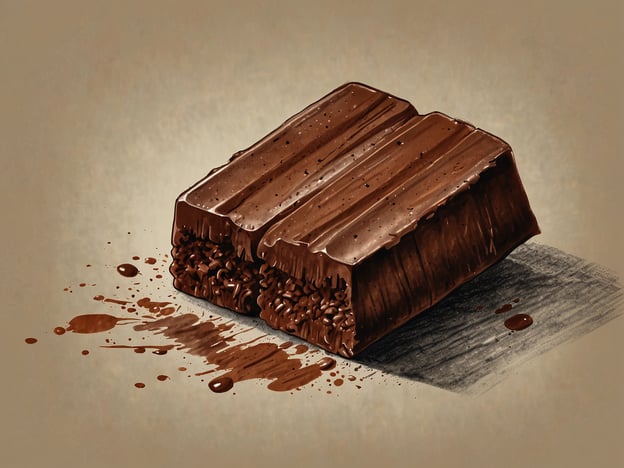 Auf dem Bild ist eine Tafel dunkler Schokolade zu sehen, die auf einer neutralen, leicht strukturierten Oberfläche liegt. Die Schokolade hat eine reichhaltige, glänzende Oberfläche mit typischen Rillen und einem bröseligen Inneren, das auf eine hohe Kakaoqualität hinweist.Wenn wir die Aromen des guatemaltekischen Kaffees mit der Schokolade kombinieren, können wir eine wunderbar harmonische Verbindung herstellen. Die Schokolade bringt tiefen, intensiven Kakao-Geschmack mit sich, während die guatemaltekischen Kaffees oft Noten von Karamell, Nuss und zarten Fruchtnuancen bieten. Zusammen schaffen sie ein Geschmackserlebnis, das sowohl süß als auch komplex ist, mit einem Hauch von Wärme und Fülle. Die Verbindung dieser Aromen könnte wunderbar beim Genießen einer Tasse Kaffee mit einem Stück dieser Schokolade sein.