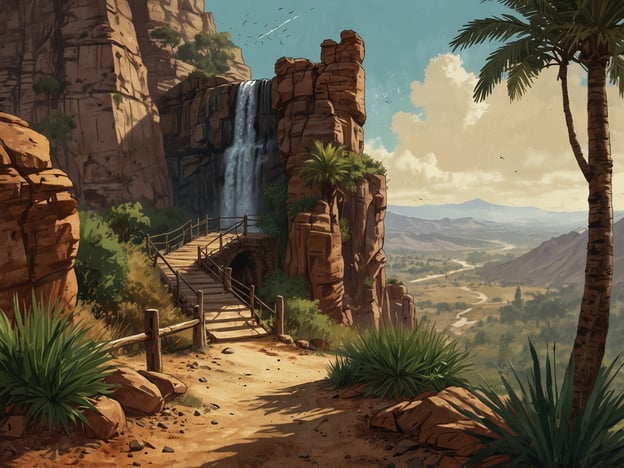 Auf dem Bild ist eine malerische Landschaft mit einer beeindruckenden Wasserfallkulisse zu sehen, umgeben von hohen Felsen und üppiger Vegetation. Diese Umgebung könnte eine schöne Wanderroute darstellen, die durch die Natur führt.Wenn du Sibinal besuchst, hier einige Reisetipps:1. **Wanderungen unternehmen**: Die Gegend um Sibinal bietet viele Wanderwege. Nutze die Gelegenheit, um die atemberaubende Natur zu erkunden und die lokale Flora und Fauna zu beobachten.2. **Wasserfälle besichtigen**: Suche nach den schönsten Wasserfällen in der Umgebung. Das Gefühl der frischen Luft und das Geräusch des Wassers sind unvergesslich.3. **Lokale Küche probieren**: Genieße die traditionellen Gerichte der Region. In lokalen Restaurants bekommst du oft frisch zubereitete Speisen aus regionalen Zutaten.4. **Bilder machen**: Vergiss nicht, die beeindruckenden Landschaften zu fotografieren. Die Aussicht ist ideal für atemberaubende Erinnerungsfotos.5. **Kulturelle Erfahrungen**: Besuche lokale Märkte oder Veranstaltungen, um die Kultur der Region besser kennenzulernen. Es ist eine tolle Möglichkeit, mit den Einheimischen ins Gespräch zu kommen.Viel Spaß in Sibinal!