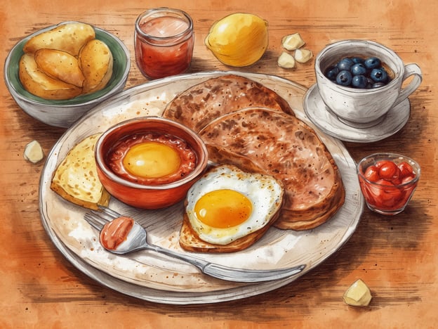 Ein typisches englisches Frühstück