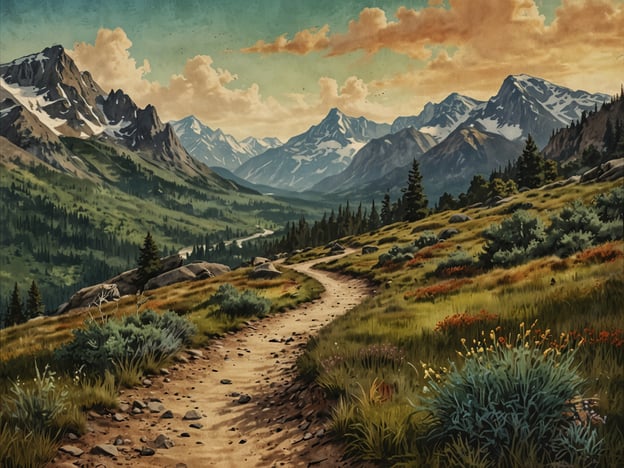 Auf dem Bild ist eine malerische Landschaft mit einem gewundenen Pfad, umgeben von hohen Bergen und grünen Wiesen zu sehen. Diese Umgebung eignet sich hervorragend für verschiedene erlebnisreiche Aktivitäten im Nationalpark.Hier sind einige Möglichkeiten:1. **Wandern**: Der sichtbare Pfad könnte zu spektakulären Wanderwegen führen, die atemberaubende Ausblicke auf die Landschaft bieten.2. **Naturbeobachtungen**: Bei einem Spaziergang kann man die vielfältige Flora und Fauna entdecken, darunter zahlreiche Pflanzenarten und Wildtiere.3. **Camping**: In der Nähe des Pfades gibt es möglicherweise Campingplätze, die ein authentisches Naturerlebnis ermöglichen.4. **Fotografie**: Die großartige Kulisse lädt dazu ein, unvergessliche Bilder von der Natur zu machen.5. **Gletschersehen**: In den höheren Lagen könnte man Gletscher sehen, was eine faszinierende Erfahrung für Naturliebhaber ist.6. **Radfahren**: Einige Wege eignen sich auch für Mountainbiking und sorgen für ein adrenalingeladenes Erlebnis.Diese Aktivitäten machen den Besuch eines Nationalparks zu einem unvergesslichen Erlebnis!
