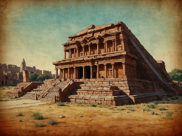 Auf dem Bild ist ein historisches Bauwerk zu sehen, das möglicherweise an alte Tempelarchitektur erinnert. Es hat eine komplexe Struktur mit Treppen und Säulen, was auf eine bedeutende kulturelle oder religiöse Stätte hinweist.Im Kontext des kulturellen Erbes von Jutiapa in Guatemala ist es wichtig zu erwähnen, dass diese Region reich an indigenen Traditionen und historischen Stätten ist. Jutiapa beherbergt Überreste alter Zivilisationen, die beeindruckende Bauwerke hinterließen. Diese Stätten spiegeln die kulturelle Vielfalt und das historische Erbe der Region wider, ähnlich wie das abgebildete Bauwerk, das ein Gefühl für die Geschichte und Architektur vergangener Zeiten vermittelt.