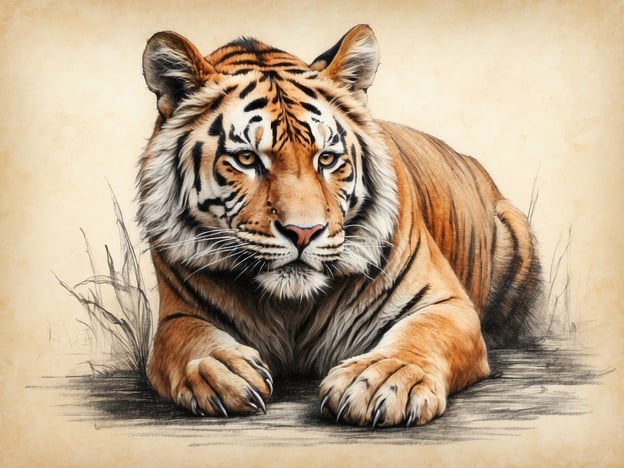Auf dem Bild ist ein Tiger zu sehen, der in einer ruhenden Position liegt. Der Tiger ist bekannt für sein auffälliges gestreiftes Fell und seine majestätische Ausstrahlung.Im Kontext des Tiergartens Ulm spielt der Schutz und die Erhaltung solcher Tiere eine wichtige Rolle. Tiger sind bedrohte Arten, und Einrichtungen wie der Tiergarten Ulm tragen dazu bei, das Bewusstsein für den Naturschutz zu stärken und Programme zur Erhaltung dieser bemerkenswerten Tiere zu unterstützen. Zudem bieten sie eine Umgebung, in der Besucher die Tiere in einem geschützten Rahmen kennenlernen können.
