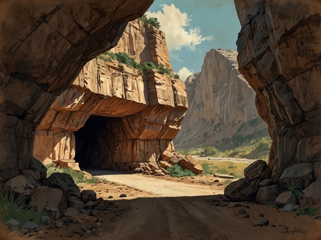 Auf dem Bild ist eine majestätische Felslandschaft zu sehen, die von steilen Klippen und einem offenen Höhleneingang geprägt ist. Der Weg führt in die Höhle hinein, umgeben von großen Steinen und üppigem Grün am Rand.Um zu den Cuevas de Taulabé zu gelangen, können Besucher in der Regel von La Paz oder Tegucigalpa, der Hauptstadt von Honduras, anreisen. Die Höhlen liegen etwa 15 Kilometer nordwestlich von La Paz. Es gibt oft lokale Busse oder Mietwagen, die den Transport erleichtern. Eine Anreise mit dem Auto bietet die Möglichkeit, die beeindruckende Landschaft entlang des Weges zu genießen. Die Cuevas de Taulabé sind bekannt für ihre beeindruckenden Stalaktiten und Stalagmiten sowie für die faszinierenden unterirdischen Formationen.