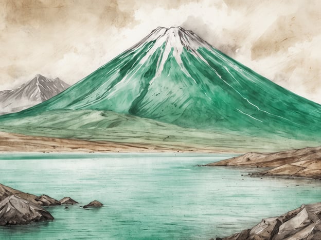 Laguna Verde: Smaragdgrünes Wasser mit Blick auf den Licancabur-Vulkan