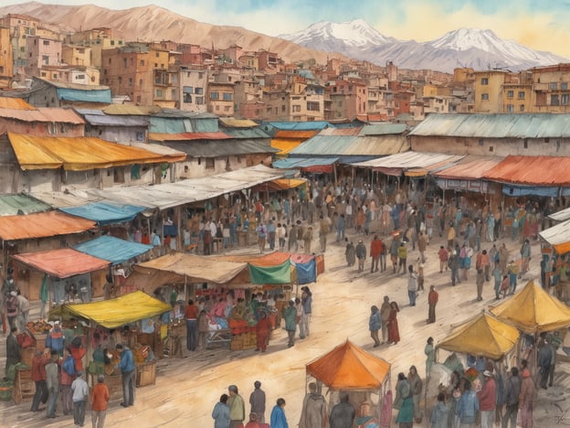 El Alto: Märkte und Panoramablick hoch über La Paz
