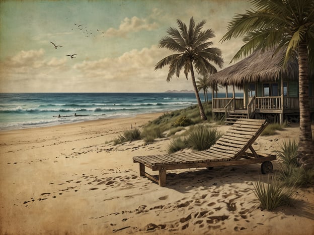 Auf dem Bild ist ein schöner Strand in Chismuyo Bay zu sehen. Die Szenerie zeigt eine entspannte Atmosphäre mit einem Liegestuhl auf dem weichen Sand. Im Hintergrund sieht man eine kleine Hütte, die typisch für die Küstenregion ist.Aktivitäten, die hier stattfinden könnten, sind unter anderem:- Schwimmen im klaren Wasser- Surfen oder Paddeln auf den Wellen- Entspannen auf der Liege und die Sonne genießen- Spaziergänge am Strand entlang- Genießen von lokalen Speisen in der Nähe der HütteDie gesamte Umgebung lädt dazu ein, die Natur zu genießen und sich zu entspannen.