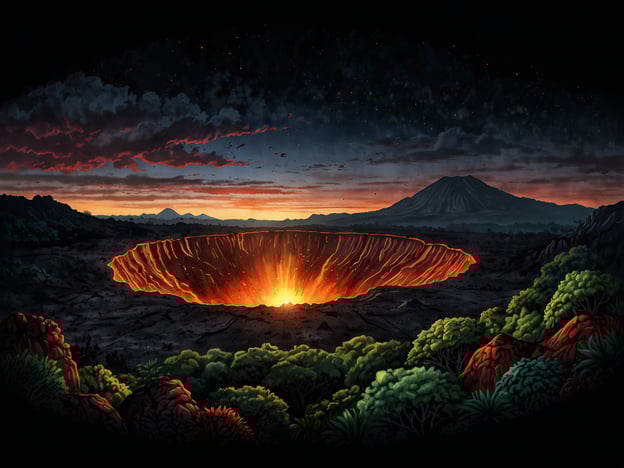 Das Bild zeigt einen beeindruckenden Vulkan mit einer glühenden Lava-Auskotung in seinem Krater. Wenn du den Masaya-Vulkan in Nicaragua besuchst, hier einige Tipps und Highlights:1. **Besichtigung des Kraters**: Der aktive Krater ist leicht zugänglich und bietet atemberaubende Ausblicke. Plane deinen Besuch am Abend, um die Lava in der Dämmerung zu sehen.2. **Sicherheitsvorkehrungen**: Informiere dich über die Sicherheitsbestimmungen, da der Vulkan aktiv ist. Halte dich an die Anweisungen der Parkwächter.3. **Wanderungen**: Es gibt verschiedene Wanderwege, die zu Naturschönheiten in der Umgebung führen, wie den Masaya-Volcano National Park.4. **Besuch des Informationszentrums**: Hier erfährst du mehr über die Geologie und die Geschichte des Vulkans.5. **Fotografie**: Vergiss nicht, eine Kamera mitzunehmen, um die spektakulären Sonnenuntergänge und die lebendige Lava festzuhalten.Viel Spaß beim Entdecken!