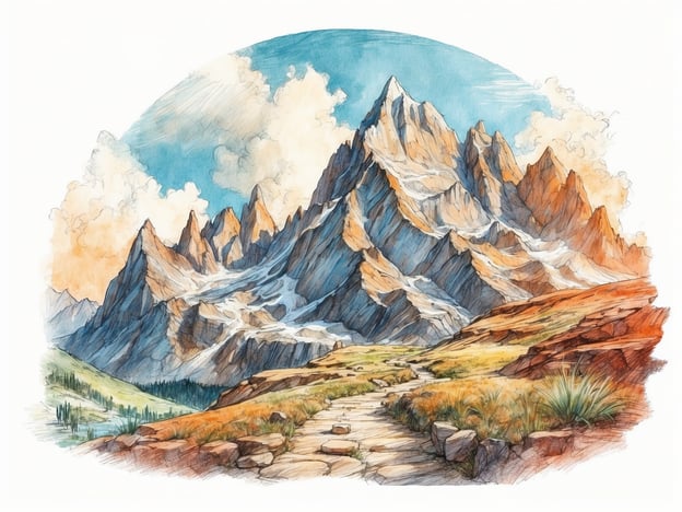 Auf dem Bild ist eine beeindruckende Berglandschaft mit hohen Gipfeln und einem klaren Himmel zu sehen. Für Besucher gibt es viele Aktivitäten, die man in solch einer Umgebung unternehmen kann:1. **Wandern**: Erkunden Sie die zahlreichen Wanderwege, die durch die malerische Landschaft führen.2. **Fotografie**: Halten Sie die atemberaubende Kulisse fest und genießen Sie die Natur.3. **Picknicken**: Suchen Sie sich einen schönen Platz und genießen Sie ein Picknick mit Blick auf die Berge.4. **Vogelbeobachtung**: Nutzen Sie die Gelegenheit, die lokale Tierwelt zu beobachten.5. **Klettern**: Für Abenteuerlustige gibt es vielleicht Klettermöglichkeiten an den steilen Felsen.Diese Aktivitäten bieten eine wunderbare Möglichkeit, die Natur in vollen Zügen zu genießen!