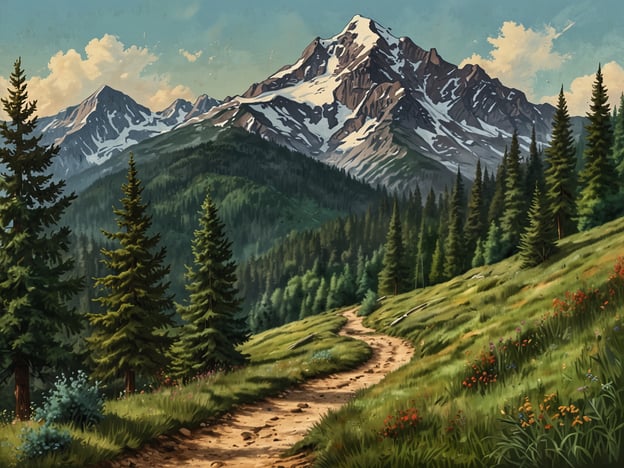 Auf dem Bild ist eine malerische Landschaft zu sehen, die von majestätischen Bergen und einem klaren Himmel geprägt ist. Der Weg schlängelt sich sanft durch das grüne Tal, umgeben von dichten Nadelbäumen und bunten Wildblumen.
Wanderfreunde empfehlen, diese Art von Umgebung für Tageswanderungen zu nutzen. Die frische Luft und die atemberaubende Aussicht sind perfekte Motivationen, um sich in der Natur zu bewegen. Am besten nimmt man ausreichend Wasser und Snacks mit, um die Energie während des Wanderns aufrechtzuerhalten.
Außerdem lohnt es sich, eine Kamera oder ein Skizzenbuch einzupacken, um die Schönheit der Landschaft festzuhalten. Für die Routenwahl kann es hilfreich sein, sich bei anderen Wanderern über die besten Wege und Aussichtspunkte zu informieren.