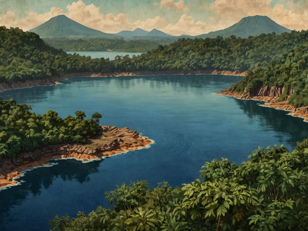 Auf dem Bild ist die Laguna de Xiloá zu sehen, ein malerischer Kratersee, der von üppiger Vegetation umgeben ist. Die Entstehung der Laguna de Xiloá geht auf vulkanische Aktivitäten zurück, die vor vielen Tausend Jahren stattfanden. Als eine der vielen Kraterlagunen in Nicaragua entstand sie durch den Einsturz eines Vulkans, dessen Magma-Kammer sich entleerte.Die geologischen Besonderheiten der Laguna beinhalten ihre runde Form und die steilen Ufer, die durch Erosion geformt wurden. Der See ist von mehreren Vulkanen umgeben, die zur beeindruckenden Landschaft beitragen. Die Kombination aus Wasser, Vulkanen und üppiger Flora macht die Laguna de Xiloá zu einem einzigartigen Ort, der sowohl geologisch als auch ökologisch von Bedeutung ist. Die Region beherbergt eine vielfältige Tier- und Pflanzenwelt und ist ein beliebtes Ziel für Naturliebhaber und Touristen.