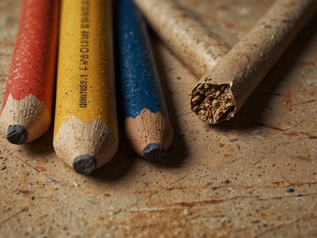 Auf dem Bild sind mehrere bunte Bleistifte in Rot, Gelb und Blau zu sehen, sowie ein leerer Bleistiftzylinder.**Praktische Tipps für Besucher:**1. **Zeichenmaterial mitbringen:** Wenn du kreatives Arbeiten planst, bring eigene Bleistifte oder Farben mit, um sicherzustellen, dass du die gewünschten Werkzeuge dabei hast.2. **Kreativen Raum erkunden:** Nutze die Umgebung, um Inspiration zu sammeln. Die Materialien wie Bleistifte können dich zu neuen Ideen anregen.3. **Auf Sauberkeit achten:** Achte darauf, deinen Arbeitsplatz sauber zu halten, insbesondere wenn du mit Bleistiften arbeitest. Entsorge Abfälle ordnungsgemäß.4. **Techniken ausprobieren:** Nutze die Bleistifte, um verschiedene Zeichentechniken zu üben, z. B. Schattierungen oder Farbverläufe.5. **Kurse besuchen:** Wenn möglich, informiere dich über Workshops oder Kurse, die dir helfen können, deine Fähigkeiten zu verbessern.