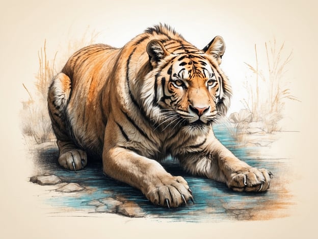 Auf dem Bild ist ein Tiger zu sehen. Tiger sind beeindruckende Raubtiere, die in ihrem natürlichen Lebensraum eine wichtige Rolle im Ökosystem spielen. Die Tierpflege für Tiger umfasst Maßnahmen wie artgerechte Haltung in Zoos oder Schutzgebieten, um ihr Wohlbefinden zu gewährleisten.Im Rahmen des Naturschutzes ist es entscheidend, die Lebensräume der Tiger zu schützen, da diese Tiere durch Habitatverlust und Wilderei gefährdet sind. Initiativen zur Erhaltung der Tigerpopulationen und Aufklärung über ihre Bedeutung im Ökosystem sind essenziell, um ihre Zukunft zu sichern.