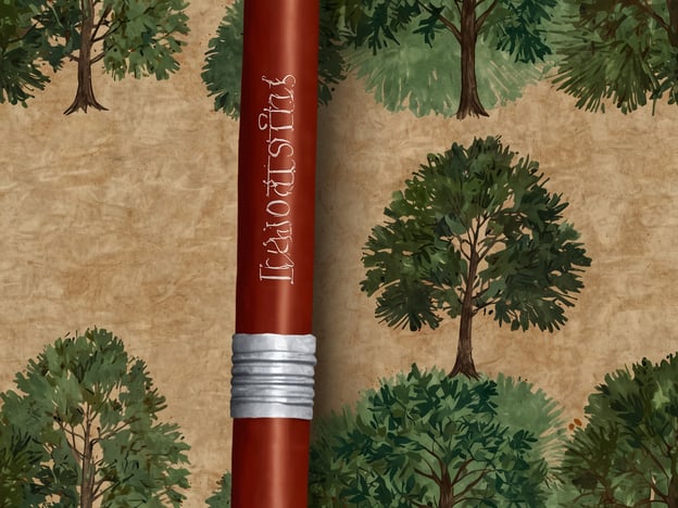 Auf dem Bild sieht man einen roten Stift, der sich vor einem Hintergrund mit Bäumen und einer natürlichen Textur befindet. Diese Darstellung kann durch die Linse der Nachhaltigkeitsphilosophie interpretiert werden.Die Bäume symbolisieren die Wichtigkeit der Natur und die Notwendigkeit, sie zu schützen und zu erhalten. Der Stift könnte metaphorisch für Kreativität und Bildung stehen, die entscheidend sind, um nachhaltige Praktiken zu fördern. Indem wir den Dialog über Nachhaltigkeit durch Schreiben und Austausch anregen, können wir das Bewusstsein für ökologische Fragestellungen schärfen und nachhaltige Lösungen entwickeln.Der Kontrast zwischen dem künstlichen Stift und der natürlichen Umgebung regt dazu an, über die Beziehung zwischen Mensch und Natur nachzudenken und wie wichtig es ist, im Einklang mit der Umwelt zu leben.