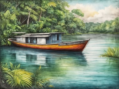 Essequibo Fluss: Bootsfahrten durch Guyanas größten Wasserweg