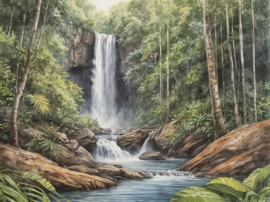Kurupukari Falls: Spektakuläre Fälle im Iwokrama-Reservat