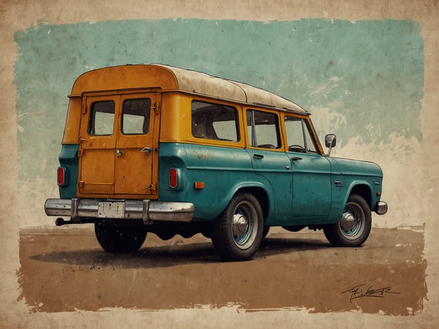 Auf dem Bild ist ein klassisches Auto mit einer auffälligen Farbkombination aus Türkis und Gelb zu sehen. Der Wagen hat einen nostalgischen Look und könnte aus den 1960er oder 1970er Jahren stammen, insbesondere aufgrund der Form und des Designs.Wenn ich meinen Besuch im Nærøyfjord plane, wäre es interessant, mit einem solchen Oldtimer zu fahren, um die atemberaubende Landschaft zu genießen. Die Fahrt entlang des Fjords wäre sicherlich ein unvergessliches Erlebnis. Man könnte an verschiedenen Aussichtspunkten anhalten, die beeindruckenden Wasserfälle bewundern und die charmanten kleinen Dörfer erkunden. Es wäre auch eine schöne Idee, ein Picknick im Freien mit Blick auf die malerische Kulisse zu machen.