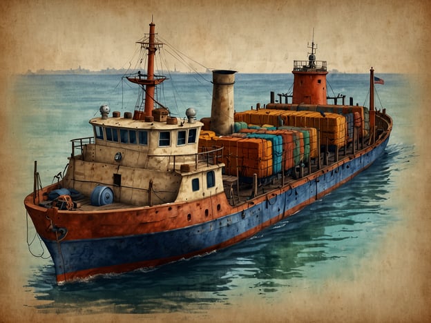 Auf dem Bild ist ein Frachtschiff zu sehen, das mit bunten Containern beladen ist. Solche Schiffe sind entscheidend für den internationalen Handel und haben eine lange Geschichte, die eng mit der Entwicklung der Seefahrt und der globalen Wirtschaft verknüpft ist.Historisch gesehen sind Frachtschiffe seit Jahrhunderten ein Symbol für Handel und Wandel. Sie ermöglichen den Transport von Waren über große Entfernungen und haben so dazu beigetragen, Kulturen und Märkte miteinander zu verbinden. Die Entwicklung von Containerschiffen in den 1950er Jahren revolutionierte die Logistik, da sie eine effizientere Beladung und Entladung von Gütern ermöglichten.Kulturell symbolisieren Frachtschiffe oft den Fortschritt und die Globalisierung, da sie Waren aus verschiedenen Teilen der Welt transportieren und somit einen Austausch von Ideen, Kulturen und Innovationen fördern. Die Sichtbarkeit solcher Schiffe in Häfen und auf See ist ein alltäglicher Anblick, der die Verbindung zwischen verschiedenen Ländern und deren Wirtschaften verdeutlicht.