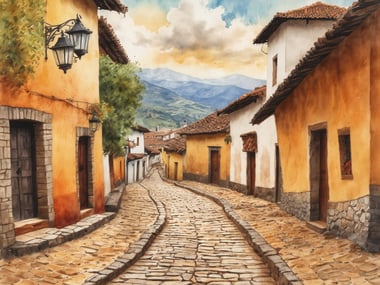 Villa de Leyva: Kopfsteinpflasterstraßen und historische Atmosphäre