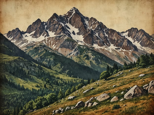 Auf dem Bild sind beeindruckende Hochgebirgslandschaften zu sehen, geprägt von schroffen Berggipfeln und sanften, bewaldeten Hügeln. Solche Szenen bieten viele Aktivitäten entlang der Hochgebirgsstraße.Man könnte beispielsweise:1. **Wanderungen** unternehmen, um die atemberaubende Aussicht und die alpine Flora und Fauna zu genießen.2. **Fahrradtouren** planen, die herausfordernde Anstiege und rasante Abfahrten bieten.3. **Picknicken** an malerischen Orten mit Blick auf die Berge.4. **Fotografieren** von der faszinierenden Natur und den beeindruckenden Landschaften.5. **Camping** in der Nähe von klaren Bergseen für ein unvergessliches Erlebnis in der Natur.Diese Aktivitäten machen die Erkundung der Hochgebirgsstraße zu einem echten Abenteuer!