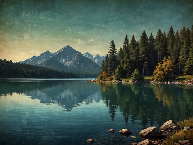 Das Bild zeigt eine malerische Landschaft mit einem ruhigen See, umgeben von majestätischen Bergen und dichten Wäldern. Es erinnert an den Karatschai-See, der für seine atemberaubende Schönheit und seine mystischen Geschichten bekannt ist.In der Region um den Karatschai-See ranken sich viele Mythen und Legenden. Eine davon erzählt von einem geheimnisvollen Wassergeist, der das Wasser des Sees bewacht und denjenigen belohnt, die mit reinem Herzen zu ihm kommen. Es heißt, dass der Geist den Glücklichen, die ins Wasser eintauchen, große Weisheit und innere Ruhe schenkt.Eine weitere Geschichte geht von den alten Karatschai-Stämmen aus, die glaubten, der See sei ein heiliger Ort, wo die Seelen der Ahnen verweilen. Man sagte, dass man an stillen Abenden das Flüstern der Geister hören könne, die den Menschen Ratschläge und Geschichten aus der Vergangenheit übermitteln.Die Umgebung des Sees ist nicht nur ein Ort der Schönheit, sondern auch ein Raum voller spiritueller Bedeutung und Geschichten, die von Generation zu Generation weitergegeben werden.