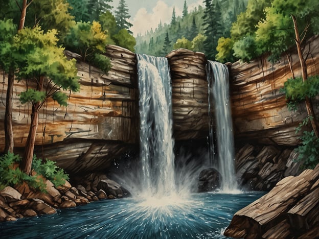 Auf dem Bild sind beeindruckende Wasserfälle zu sehen, die in einen klaren, blauen See stürzen. Die Umgebung ist von üppigem Grün und hohen Bäumen umgeben, was eine friedliche und malerische Landschaft schafft.Aktivitäten und Abenteuer rund um die Wasserfälle könnten Folgendes umfassen:1. **Wanderungen**: Erkunden von Wanderwegen, die zu den Wasserfällen führen, wobei man die Natur intensiv erleben kann.2. **Schwimmen**: Erfrischendes Baden im klaren Wasser des Sees, ideal, um sich an warmen Tagen abzukühlen.3. **Fotografieren**: Die spektakuläre Kulisse bietet ausgezeichnete Möglichkeiten für Naturfotografie.4. **Picknicken**: Entspanntes Picknick am Ufer des Sees, um die Schönheit der Natur zu genießen.5. **Kajakfahren**: Eine Bootstour auf dem See, um die Wasserfälle aus einer anderen Perspektive zu bewundern.6. **Vogelbeobachtung**: Das Beobachten von Vögeln und anderen Wildtieren in der Umgebung der Wasserfälle.Diese Aktivitäten bieten die perfekte Möglichkeit, die Natur zu genießen und Abenteuer zu erleben.
