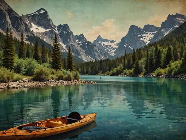 Auf dem Bild ist eine malerische Seenlandschaft mit Bergen im Hintergrund zu sehen. Ideal für Naturliebhaber und Abenteurer gibt es viele Aktivitäten, die man hier genießen kann.Man könnte zum Beispiel:- **Kajakfahren** auf dem ruhigen Wasser unternehmen und die beeindruckende Landschaft vom Wasser aus erkunden.- **Wandern** in den umliegenden Bergen, wo man atemberaubende Ausblicke und frische Luft genießen kann.- **Angeln** in den klaren Gewässern, um die Ruhe der Natur zu erleben.- **Vogelbeobachtung** und die einheimische Tierwelt entdecken, während man am Ufer spaziert.- Ein **Picknick** am Wasser veranstalten und die friedliche Umgebung genießen.Diese Umgebung fördert die Verbindung zur Natur und bietet zahlreiche Möglichkeiten zur Erholung und zum Abenteuer.