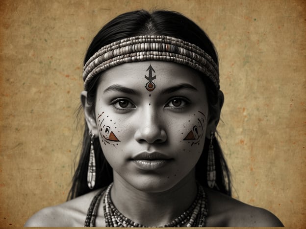 Auf dem Bild ist ein Porträt einer Person zu sehen, die traditionelle Merkmale aufweist, wie Gesichtsbemalung und Schmuck. Dies erinnert an die indigenen Kulturen, die in der Region rund um Puerto Iguazú beheimatet sind, insbesondere an die Guarani.In Puerto Iguazú kann man kulturelle Erlebnisse genießen, die die reiche Geschichte und Tradition der indigenen Völker widerspiegeln. Dazu gehören Workshops, in denen Besucher mehr über die Kunst der Naturfarben und das Handwerk der Schmuckherstellung erfahren können. Auch Tänze und Musik, die von den Traditionen der indigenen Völker inspiriert sind, werden oft aufgeführt, um Einblicke in deren Lebensweise und Spiritualität zu geben.Ein Besuch im nahegelegenen Nationalpark Iguazú bietet zudem die Möglichkeit, die beeindruckenden Wasserfälle zu erleben und die einzigartige Flora und Fauna der Region zu erkunden, die auch für die indigenen Gemeinschaften eine besondere Bedeutung hat.
