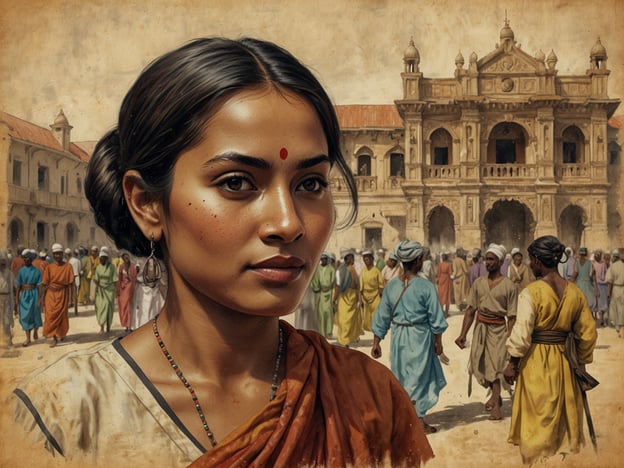 Auf dem Bild ist eine junge Frau zu sehen, die traditionelle Kleidung trägt, während sie in einer belebten Umgebung steht. Im Hintergrund erkennt man eine historische Architektur, die an die koloniale Vergangenheit erinnert und typisch für Städte wie Sucre in Bolivien ist. Sucre ist bekannt für ihre kulturelle Vielfalt, die sich in den verschiedenen traditionellen Kleidungen und Bräuchen der Menschen widerspiegelt.Die Farben und Stile der Kleidung deuten auf die verschiedenen ethnischen Gruppen hin, die in der Region leben. Traditionen wie Feste, Tänze und lokale Handwerkskunst sind ebenfalls Teil des kulturellen Erbes von Sucre. Durch die Vermischung indigener und kolonialer Einflüsse entsteht ein einzigartiger kultureller Reichtum, der in der Architektur, der Kunst und der Lebenskultur der Stadt sichtbar ist.