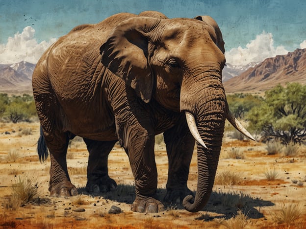 Auf dem Bild ist ein Elefant in einer natürlichen Umgebung zu sehen. Elefanten spielen eine wichtige Rolle im Ökosystem, indem sie die Vegetation beeinflussen und Lebensräume für viele andere Tierarten schaffen.Nachhaltigkeit und Umweltschutz in der Region, in der Elefanten leben, sind entscheidend für den Erhalt dieser majestätischen Tiere. Der Schutz ihrer Lebensräume vor Abholzung, Wilderei und Umweltverschmutzung trägt dazu bei, die Biodiversität zu bewahren. Zudem sind Schutzgebiete und nachhaltiger Tourismus wichtige Maßnahmen, um die Populationen zu schützen und gleichzeitig die lokale Wirtschaft zu unterstützen. Initiativen zur Aufklärung der Bevölkerung über die Bedeutung von Elefanten und ihren Lebensräumen fördern ein harmonisches Zusammenleben von Mensch und Natur.