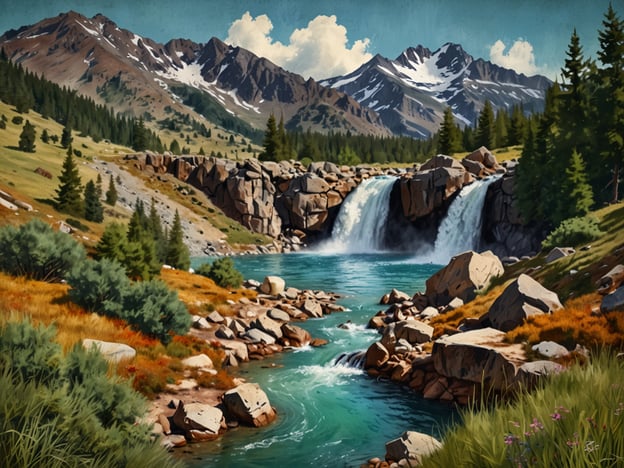 Auf dem Bild ist eine malerische Landschaft mit einem klaren blauen Wasserfall zu sehen, der in einen ruhigen See mündet, umgeben von majestätischen Bergen und üppigem Grün. Diese Szenerie spiegelt die Schönheit des El Sajama-Nationalparks wider, wo Besucher eine Vielzahl von Aktivitäten genießen können.Im El Sajama-Nationalpark können Abenteuerlustige wandern und die beeindruckende Flora und Fauna erkunden. Die Wanderwege bieten atemberaubende Ausblicke auf die schneebedeckten Gipfel des Sajama-Vulkans, dem höchsten Berg Boliviens.Darüber hinaus ist der Park bekannt für seine heißen Quellen, wo Reisende entspannen und die natürliche Umgebung genießen können. Auch Birdwatching ist hier ein großes Highlight, da viele Vogelarten in den verschiedenen Lebensräumen des Parks beobachtet werden können. Die Kombination aus Wasserfällen, Bergen und üppiger Natur macht den El Sajama-Nationalpark zu einem perfekten Ziel für Naturliebhaber und Abenteurer.