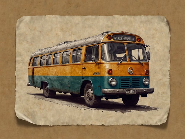 Auf dem Bild ist ein klassischer Bus zu sehen, der in den Farben Orange und Grün gehalten ist. Um einen gelungenen Besuch zu gewährleisten, sind hier einige Tipps:1. **Frühzeitig planen**: Informiere dich über die Autobuslinien und ihre Fahrpläne, um Wartezeiten zu minimieren.2. **Fotomöglichkeiten nutzen**: Halte deine Kamera bereit, da solche klassischen Fahrzeuge oft fotogen sind.3. **Örtliche Gepflogenheiten**: Achte auf lokale Gepflogenheiten beim Fahren oder Einsteigen in den Bus.4. **Freundliche Kommunikation**: Versuche, mit anderen Passagieren oder dem Fahrer ins Gespräch zu kommen, um Tipps über die Region zu erhalten.5. **Gepäck und Wertsachen sichern**: Halte deine Wertsachen sicher und achte auf dein Gepäck, besonders in einem öffentlichen Verkehrsmittel.Viel Spaß bei deinem Besuch!