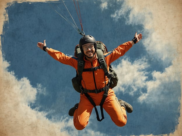 Auf dem Bild sieht man einen Paraglider, der begeistert in der Luft schwebt. Hier sind einige Aktivitäten, die ebenfalls für Adrenalinjunkies geeignet sind:1. **Bungee-Jumping** – Sprünge von hohen Brücken oder Türmen mit einem elastischen Seil.2. **Fallschirmspringen** – Aus einem Flugzeug springen und mit einem Fallschirm landen.3. **Klettern** – Hochalpine Routen oder Kletterwände in Innenräumen bezwingen.4. **Mountainbiking** – Fahren auf anspruchsvollen Trails in bergigem Gelände.5. **Rafting** – Wildwasser-Rafting auf reißenden Flüssen.6. **Skydiving** – Freifall aus großer Höhe, bevor der Fallschirm geöffnet wird.Diese Aktivitäten versprechen einen ordentlichen Adrenalinkick!