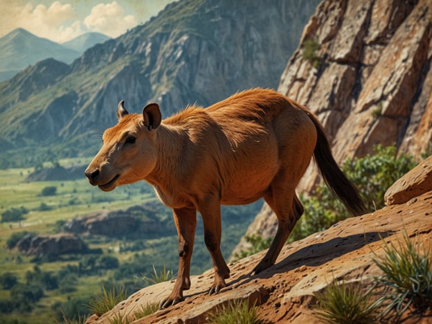 Auf dem Bild ist ein Tier zu sehen, das möglicherweise an die Tierwelt in der Serra da Capivara erinnert. Die Serra da Capivara ist ein bedeutender Nationalpark in Brasilien, der für seine außergewöhnliche Vielfalt an Flora und Fauna bekannt ist. Im globalen Kontext spielt dieser Park eine wichtige Rolle, da er nicht nur eine Vielzahl von bedrohten Arten beherbergt, sondern auch wichtige archäologische Stätten enthält, die Einblicke in die frühe Menschheitsgeschichte geben.Die Erhaltung solcher Gebiete ist entscheidend für den Erhalt der biologischen Vielfalt und der natürlichen Ressourcen des Planeten. Zudem trägt die Serra da Capivara zur Aufklärung über die indigenen Kulturen und geht mit einem nachhaltigen Tourismus einher, der lokale Gemeinschaften unterstützt. Das Wissen über diese einzigartigen Ökosysteme und Kulturen ist von großer Bedeutung für ein besseres Verständnis der globalen Umwelt- und Sozialprobleme.