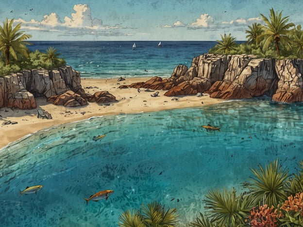 Auf dem Bild sieht man eine malerische Küstenlandschaft mit feinem Sandstrand, Küstenfelsen und klarem, türkisfarbenem Wasser. In Maragogi, Brasilien, bietet sich hier eine Vielzahl von Aktivitäten und Abenteuern an.Man könnte zum Beispiel:1. **Schnorcheln**: Entdecken Sie die bunte Unterwasserwelt mit vielen Fischen und Korallen.2. **Bootstouren**: Genießen Sie eine Fahrt zu den berühmten natürlichen Pools, die bei Ebbe sichtbar werden.3. **Strandaktivitäten**: Entspannen Sie am sonnigen Strand oder machen Sie ein Picknick mit der Familie.4. **Kajakfahren**: Erforschen Sie die Küste und versteckte Buchten.5. **Wassersport**: Probieren Sie Aktivitäten wie Stand-Up-Paddling oder Windsurfen aus.Diese Bildszene spiegelt das entspannte und abenteuerliche Ambiente von Maragogi wider.