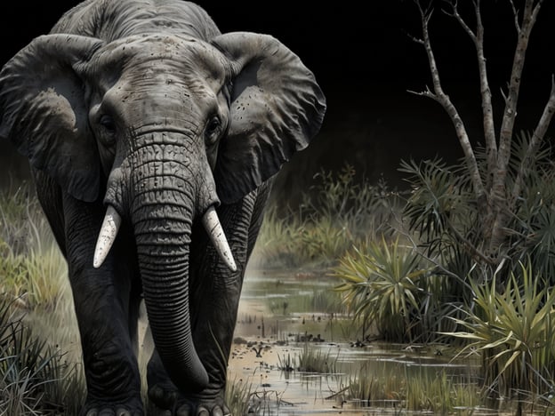 Auf dem Bild ist ein Elefant in einer Pantealumgebung zu sehen. Der Pantanal, ein riesiges Feuchtgebiet in Brasilien, ist eine wichtige Heimat für viele Tierarten, darunter auch Elefanten.Die Region steht jedoch vor erheblichen Bedrohungen. Abholzung, landwirtschaftliche Erweiterungen und der Klimawandel gefährden den Lebensraum vieler Arten. Der Schutz des Pantanal ist daher von größter Bedeutung. Initiativen zur Wiederaufforstung, Unterstützung nachhaltiger Landwirtschaft und die Bekämpfung von Wilderei sind entscheidend, um die Biodiversität und die einzigartigen Ökosysteme des Pantanal zu bewahren. Sensibilisierung der Öffentlichkeit und Unterstützung von Naturschutzprojekten können ebenfalls helfen, die Artenvielfalt in dieser Region zu sichern.
