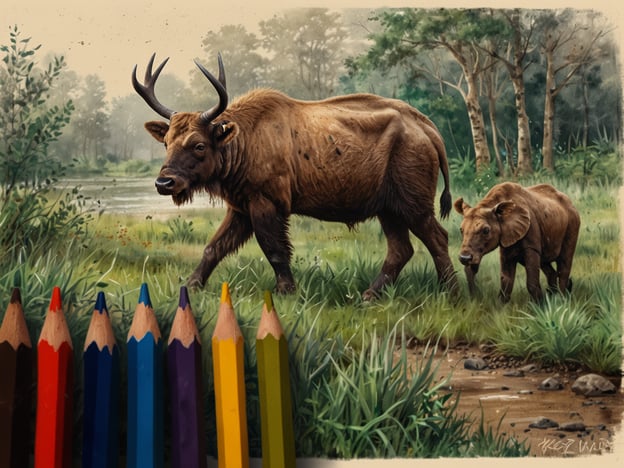 Auf dem Bild sind ein großer, gehörnter Tier und ein kleineres Tier zu sehen, die in einer grünen, bewaldeten Landschaft in der Nähe eines Gewässers umhergehen. Diese Szene erinnert an die vielfältige Tierwelt im Pantanal, wo man viele faszinierende Arten beobachten kann.Bei Erlebnisreisen im Pantanal gibt es einige Tipps für Naturbeobachtungen:1. **Frühe Morgenstunden**: Die beste Zeit für Tierbeobachtungen ist oft früh am Morgen oder spät am Nachmittag, wenn die Tiere aktiv sind.2. **Geführte Touren**: Nutzen Sie geführte Touren, um mehr über die Tierwelt zu lernen und sicherzustellen, dass Sie die besten Orte für Sichtungen besuchen.3. **Stille Bewegungen**: Seien Sie leise und bewegen Sie sich vorsichtig, um die Tiere nicht zu scheuchen.4. **Ausrüstung**: Bringen Sie Ferngläser und Kameras mit, um die Beobachtungen festzuhalten und näher zu kommen.5. **Vielfältige Habitat-Typen**: Erkunden Sie unterschiedliche Lebensräume wie Feuchtgebiete, Wälder und Flussläufe, um verschiedene Arten zu sehen.Genießen Sie die Natur und die beeindruckende Tierwelt des Pantanal!