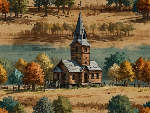 Auf dem Bild ist eine malerische Holzkirche zu sehen, umgeben von einer bunten herbstlichen Landschaft.Die Holzkirchen, insbesondere in Regionen wie den Karpaten oder Skandinavien, zeichnen sich oft durch ihre traditionelle Bauweise und kunstvollen Verzierungen aus. Sie sind nicht nur Orte des Glaubens, sondern auch bedeutende touristische Anziehungspunkte. Die Architektur dieser Kirchen spiegelt die kulturelle Identität der Region wider und zieht Besucher an, die sich für Geschichte und Kunst interessieren.Die idyllische Lage am Wasser und die farbenfrohen Bäume im Hintergrund bieten eine reizvolle Kulisse für Fotografen und Naturliebhaber. Viele solcher Kirchen sind auch in Unesco-Weltkulturerben enthalten, was ihre Relevanz für das kulturelle Erbe und den Tourismus unterstreicht. Besucher können oft geführte Touren unternehmen, um mehr über die Geschichte und die Bauweise der Kirchen zu erfahren.